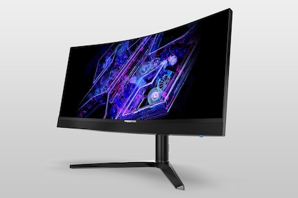 Der Predator X34 ist ein Mittelklasse-Monitor mit Mini-LED und 1440p-Auflösung.