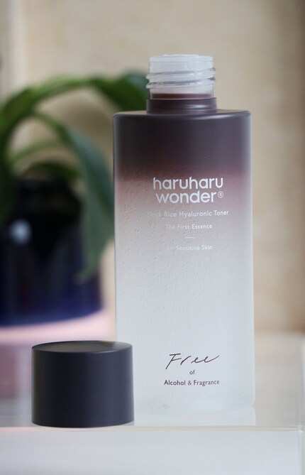The Black Rice Hyaluronic Toner by Haruharu Wonder is vegan.