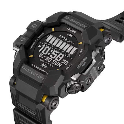 Die neue G-Shock Rangeman gibts auch im etwas dezenteren Schwarz.