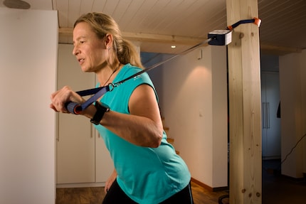 Das Fitnessgerät lässt sich für freies Training, Challenges und Spiele nutzen.