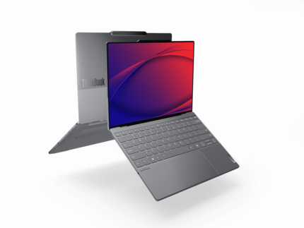 The ThinkBook 13x is light and compact.