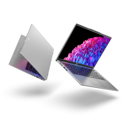 The Acer Swift Go 14 looks very similar to the Swift Go 16.