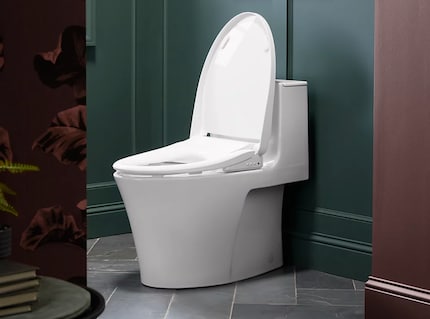 Un passage aux toilettes en douceur avec un séchoir à air chaud et un nettoyage UV.