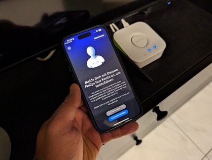 Toutes les caméras et lampes sont connectées via le Hue Bridge.