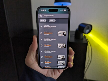 Un clip est enregistré pour chaque événement.