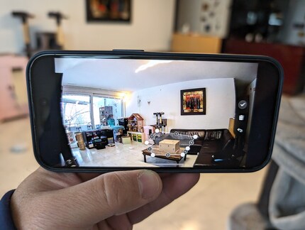 Il y a de toute évidence un colis, mais la caméra Hue ne l’a pas encore reconnu.