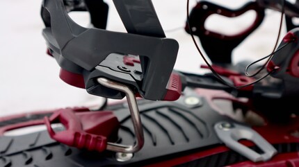 Sympa pour les mollets : le mécanisme d’aide à la montée se rabat facilement.