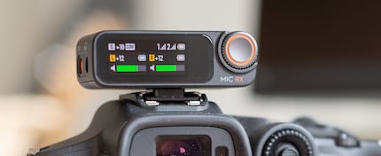 The receiver on a camera.