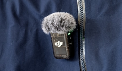 Windscreen for the transmitter.