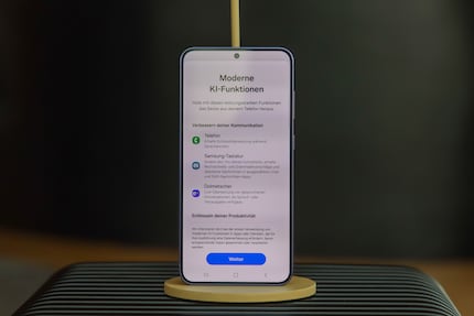 Für die KI-Funktionen brauchst du einen Samsung-Account.