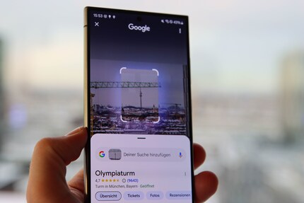 Circle to Search liefert Suchergebnisse anhand von erkannten Objekten.