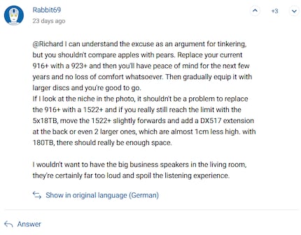 User Rabbit69 points me towards suitable Synology models.