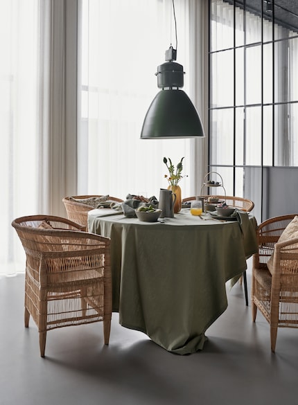 Rule of thumb: a pendant light should be approximately at eye level when you’re stood ...