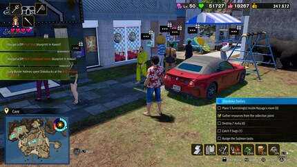 Si je cherche de l’inspiration pour le design de mon île, je peux visiter les îles d’autres joueurs en ligne.