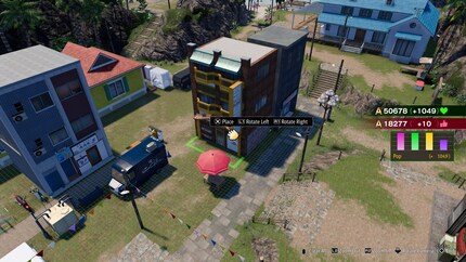 Na vele uren spelen ziet mijn vakantie-eiland eruit als een kleine stad.