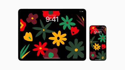 Le fond d'écran Unity Bloom est disponible pour l'iPhone et l'iPad.