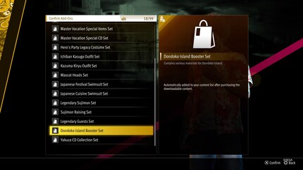In der Ultimate-Edition von «Infinite Wealth» werde ich von konsumierbaren Items überschwemmt.