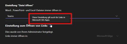 L’indication que ce paramètre s’applique à toutes les applications Microsoft 365 m’aide à avancer.