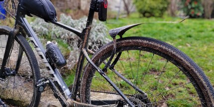 Na de eerste rit onder natte omstandigheden.