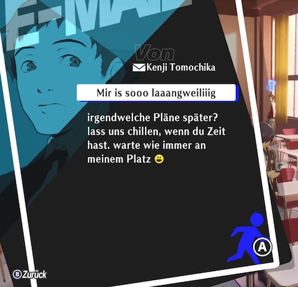 Kenji will abhängen ...