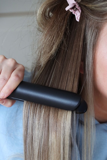 Once is enough. Here I’m going over the strands a second time.