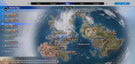 Acht grosse, offene Gebiete wollen erkundet werden.