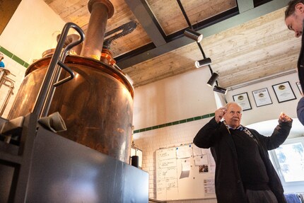The brewhouse of the «Pilgrim» brewery.