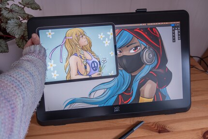 Das Tablet mit 21,5 Zoll ist ein enormer Unterschied zu meinem sonstigen 11-Zoll-iPad.