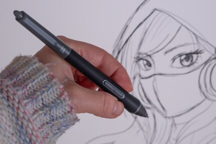 Beim beigelegten Stift hat XPPen alles richtig gemacht.