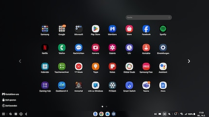 Tutte le app dello smartphone su un grande schermo.