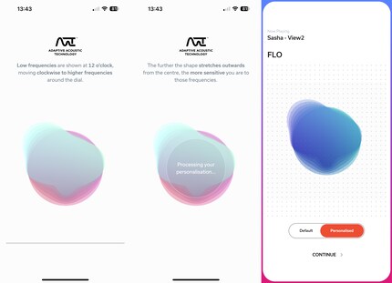 Après la mesure, l'application me démontre la différence.