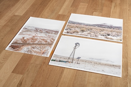 Je n’ai plus de place sur ma table et dois étaler mes photos au sol. Prenez garde, l’impression Fine Art aura tôt fait d’envahir tout votre appartement !