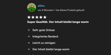 Deze gebruiker bevestigt de «Kassensturz» test.