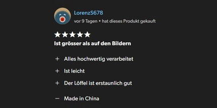 Wanneer «Made in China» praktisch voor thuis staat.
