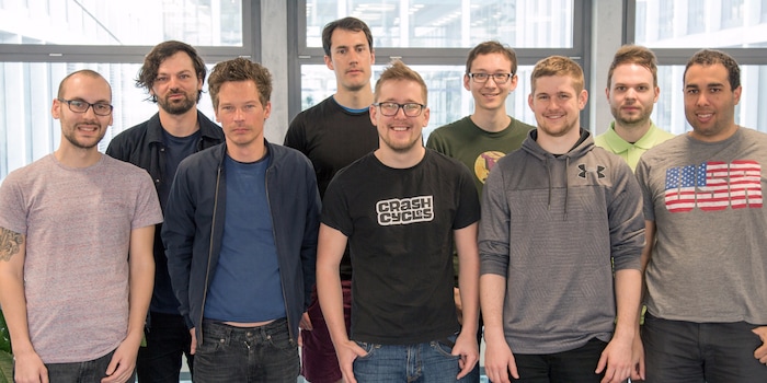 Teamwork: Ivan Viñas, Ramun Liesch, Sebastien Pietsch, Oliver Herren, Christoph Ebert, Daniel Billingham, Tobias Käppeli, Istvan Flach, Christopher Holder. (Not pictured: Andri Bühler) Teamwork: Ivan Viñas, Ramun Liesch, Sebastien Pietsch, Oliver Herren, Christoph Ebert, Daniel Billingham, Tobias Käppeli, Istvan Flach, Christopher Holder. (Not pictured: Andri Bühler)