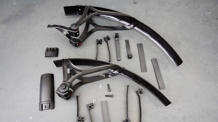 I’m looking for a mudguard that’s quickly attached to my bike – not a DIY project.