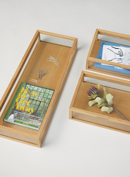 Reading can look like a work of art in display cases and cabinets.