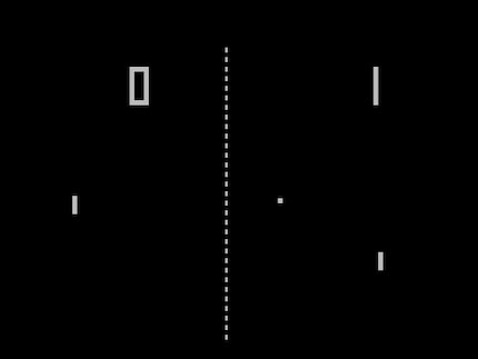 Pong is rudimentary and yet gripping at the same time.