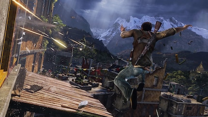 Uncharted 2 wows with scripted action that’s pitch-perfect when it comes to visuals.