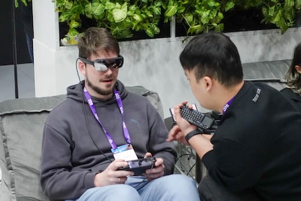 Pocket Go is the name of the AR glasses from Tecno.