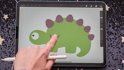 Vous pouvez sélectionner les couleurs de l'image avec votre doigt pour les réutiliser.