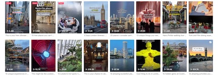 Olga from London has already posted over 200 travel tip videos on TikTok.