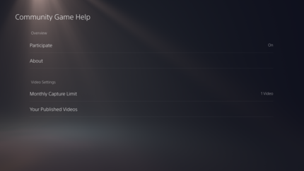 Um an der Community-Spielhilfefunktion teilzunehmen, musst du zustimmen. In den Einstellungen kannst du außerdem ein monatliches Limit angeben.