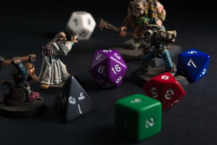 In Dungeons & Dragons, a roll of the dice decides the fate of heroes and villains.