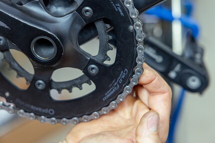 Diese Kette ist noch tipptopp in Schuss.