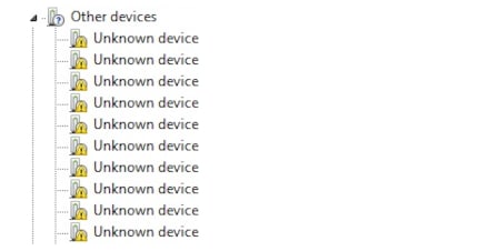 Il existe parfois des appareils non reconnus dont la désignation n’apporte aucune aide. Ils sont simplement répertoriés comme « périphérique inconnu ». Cependant, les périphériques inconnus apparaissent beaucoup moins souvent dans Windows 10 et 11 que dans cette capture d’écran de Windows Vista.