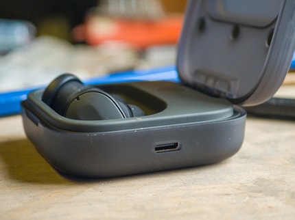 The Fairbuds are charged via USB-C cable. They don’t support wireless charging.