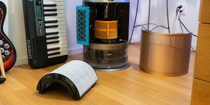 Mit einfachen Klickverschlüssen ist das Auswechseln der Filter ein Kinderspiel.