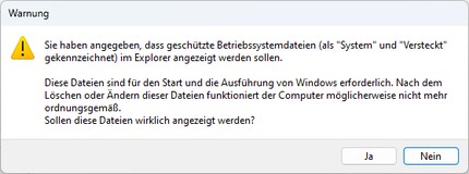 Windows vous avertit de ne pas afficher ces fichiers.