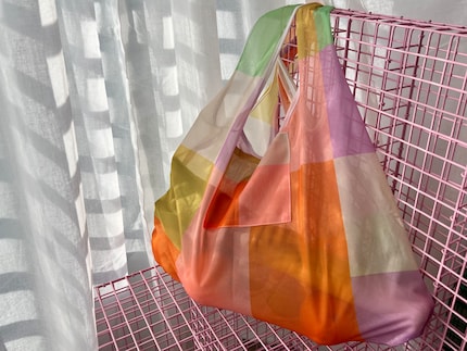 Die leichte Transparenz der «Market Bag» von Designworks ist stylisch und bietet einen guten Überblick.